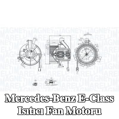 MAGNETI MARELLI Isıtıcı fan motoru — Mercedes-Benz E-Class
