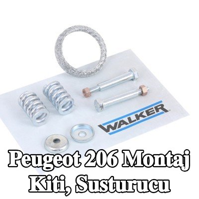 WALKER Montaj Kiti, susturucu — Peugeot 206