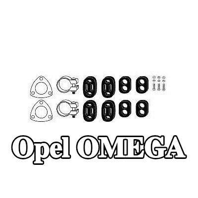 VEGAZ طقم تركيب العادم — 1990 Opel Omega