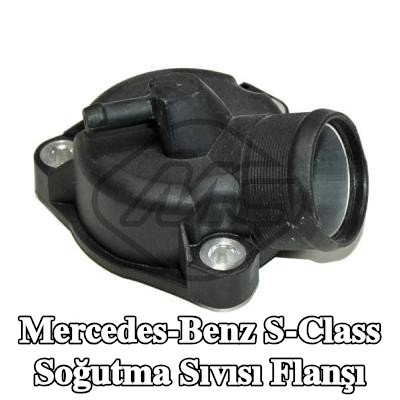 Metalcaucho Contasız/sızdırmazlık elemanı olmayan soğutma suyu flanşı, termostat olmadan — 1997 Mercedes-Benz S-Class