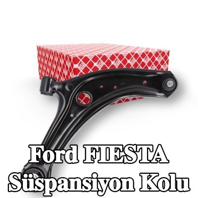 FEBI BILSTEIN Süspansiyon kolu Ön Aks Sağ, Çelik Sac, bilyeli mafsal ile, lastik yastıklı — Ford Fiesta