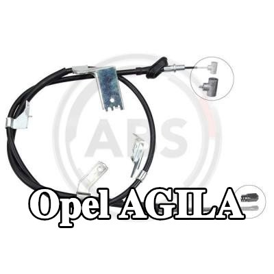 A.B.S. كابل فرامل اليد 1600mm — Opel Agila