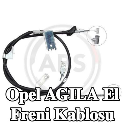 A.B.S. El freni kablosu 1600mm — Opel Agila