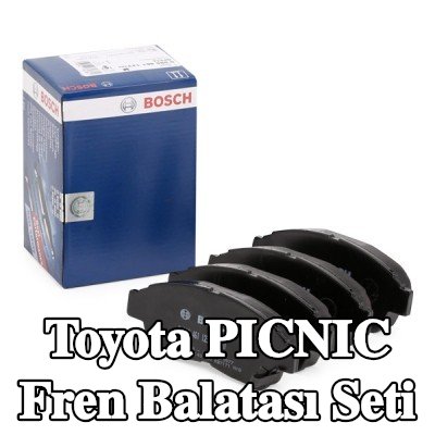 BOSCH Fren balatası seti 17, 5mm, montaj kılavuzu ile — Toyota Picnic