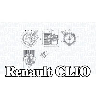 MAGNETI MARELLI محرك منفاخ التدفئة — Renault Clio