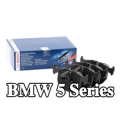 BOSCH مجموعة وسادات الفرامل 16mm, مع لوحة مانعة للصرير, مع دليل التركيب, مع مشبك مكبس — 2002 BMW 5 Series