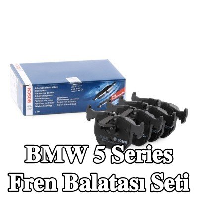 BOSCH Fren balatası seti 16mm, gıcırtı önleyici plaka ile, montaj kılavuzu ile, piston klipsli — 2000 BMW 5 Series