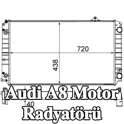 MAHLE Motor radyatörü — 2002 Audi A8