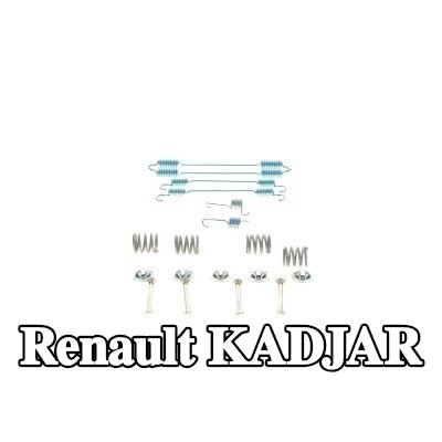 BOSCH مجموعة تركيب حذاء الفرامل مع نوابض — Renault Kadjar