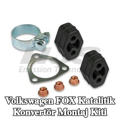 HJS Kelepçeli katalitik konvertör montaj kiti — Volkswagen Fox