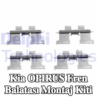 DELPHI Fren balatası montaj kiti — Kia Opirus
