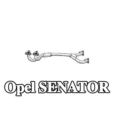 VEGAZ أنبوب العادم — Opel Senator