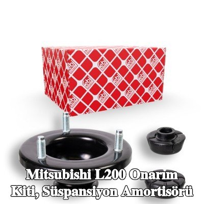 FEBI BILSTEIN Onarım kiti, süspansiyon dikmesi Ön Aks Sol, Ön Aks Sağ, bilyalı rulman içermez, sabitleme/montaj malzemesi ile — Mitsubishi L200