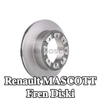 BOSCH Fren diski Dış Çap: 290mm, Havalandırmalı, Yağlanmış — Renault Mascott