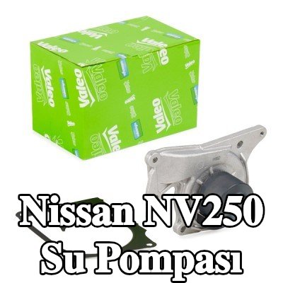 VALEO Kapaksız su pompası, conta/sızdırmazlık elemanları ile — Nissan Nv250