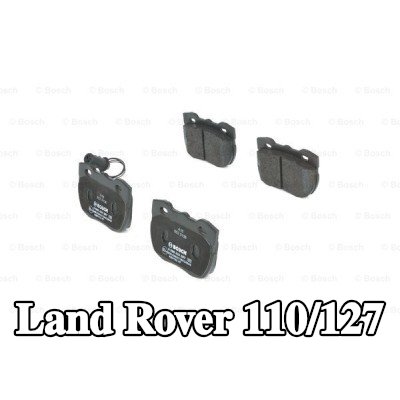BOSCH مجموعة وسادات الفرامل 18, 5mm, مع لوحة مانعة للصرير — Land Rover 110/127