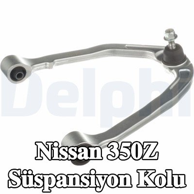 DELPHI Süspansiyon kolu Ön Aks Sağ, Üst, Alüminyum, bilyeli mafsal ile — Nissan 350z