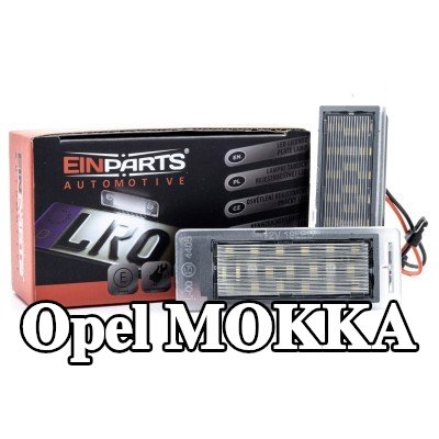 EINPARTS مصباح لوحة الترخيص — Opel Mokka