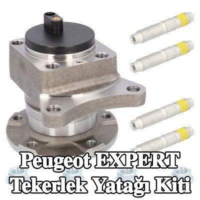 FEBI BILSTEIN Tekerlek yatağı kiti Arka Aks Sol, Tekerlek göbeğine entegre tekerlek yatağı, ABS sensör halkalı — Peugeot Expert