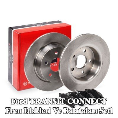 MAPCO Fren diskleri ve balataları seti Arka Aks, düz — Ford Transit Connect