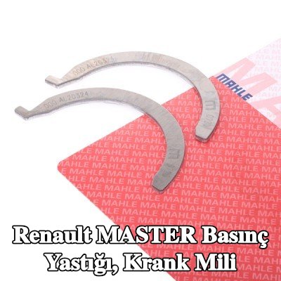 MAHLE Basınç Yastığı, krank mili — 2011 Renault Master