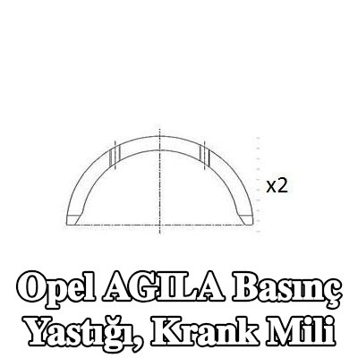 FAI AutoParts Basınç Yastığı, krank mili — Opel Agila
