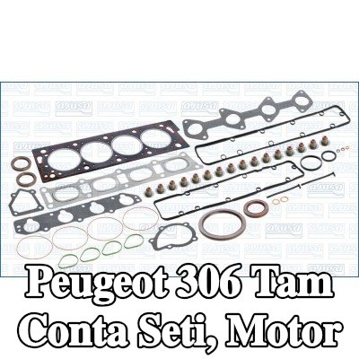 AJUSA Tam Conta Seti, silindir kapağı contalı motor, valf gövdesi contalı, FIBERMAX — Peugeot 306