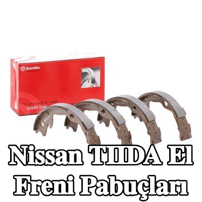 BREMBO El freni pabuçları — 2004 Nissan Tiida