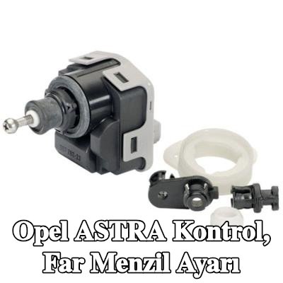HELLA Kontrol, far menzil ayarı — Opel Astra
