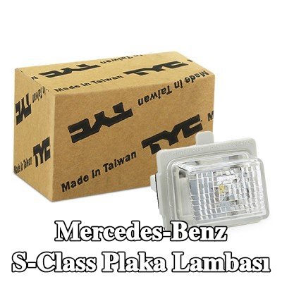TYC Her iki tarafta plaka lambası, LED'li — 2012 Mercedes-Benz S-Class
