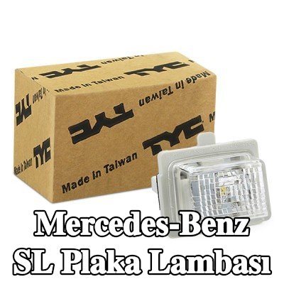 TYC Her iki tarafta plaka lambası, LED'li — Mercedes-Benz Sl