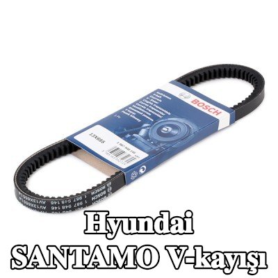 BOSCH V-kayışı 655mm — Hyundai Santamo