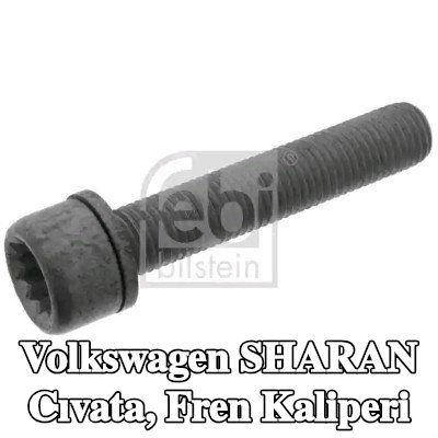 FEBI BILSTEIN Cıvata, fren kaliperi Arka Aks — Volkswagen Sharan