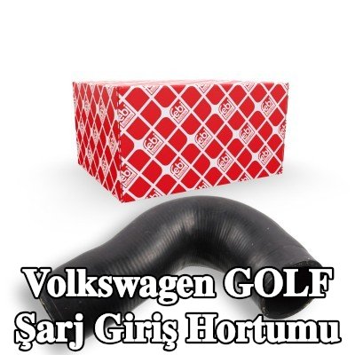 FEBI BILSTEIN Şarj Cihazı Emme Hortumu Şarj Havası Soğutucusu, Üst — 1997 Volkswagen Golf