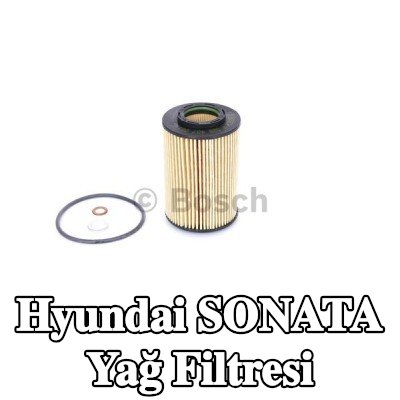 BOSCH Contalı/sızdırmazlık elemanlı yağ filtresi — 2006 Hyundai Sonata