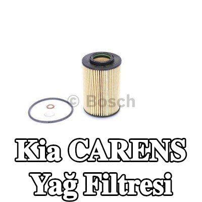 BOSCH Contalı/sızdırmazlık elemanlı yağ filtresi — 2008 Kia Carens