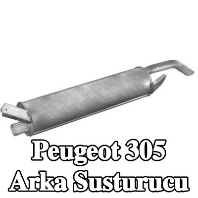 POLMO Arka susturucu Arka — Peugeot 305