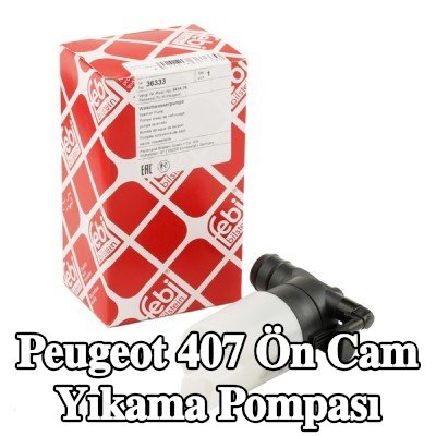 FEBI BILSTEIN Ön cam yıkama pompası 12V — Peugeot 407