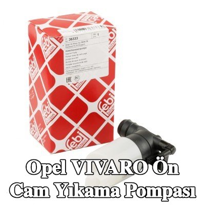 FEBI BILSTEIN Ön cam yıkama pompası 12V — 2011 Opel Vivaro