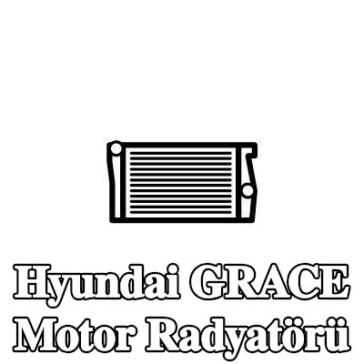 NRF Motor radyatörü Alüminyum — 1994 Hyundai Grace