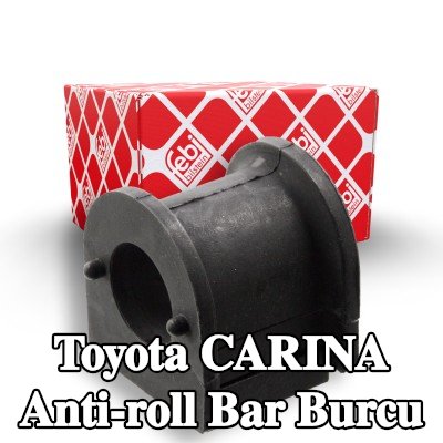 FEBI BILSTEIN Ön aks stabilizatör çubuğu burcu, 23mm, Kauçuk — Toyota Carina