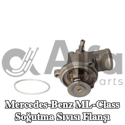 Alfa e-Parts Conta/sızdırmazlık elemanı ile birlikte soğutma suyu flanşı, sensörsüz — 2000 Mercedes-Benz ML-Class