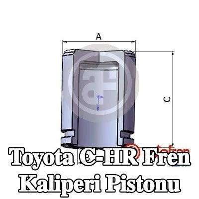 AUTOFREN SEINSA Fren kaliperi pistonu Arka Aks — Toyota C-hr