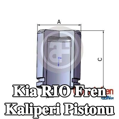 AUTOFREN SEINSA Fren kaliperi pistonu Arka Aks — Kia Rio