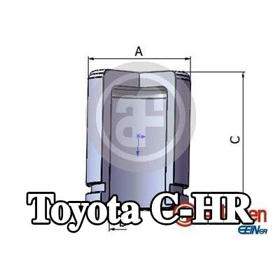 AUTOFREN SEINSA مكبس مكابح المحور الخلفي — Toyota C-hr