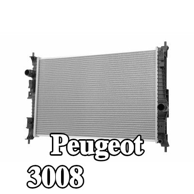 HELLA مبرد المحرك بدون خزان التمدد, بدون حشية/مانع تسرب — Peugeot 3008
