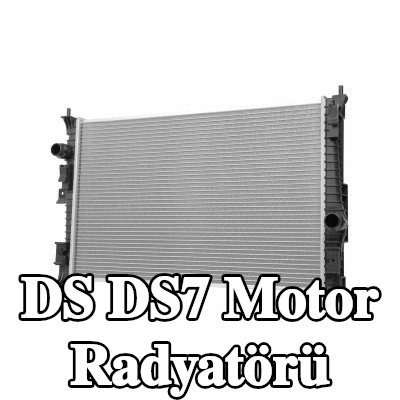 HELLA Genleşme tankı olmayan motor radyatörü, contasız/sızdırmazlık elemanı olmadan — DS Ds7
