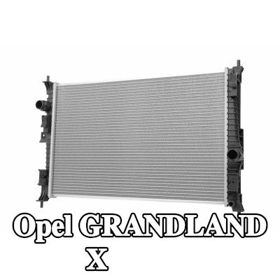 HELLA مبرد المحرك بدون خزان التمدد, بدون حشية/مانع تسرب — Opel Grandland X