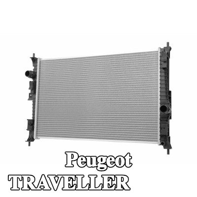 HELLA مبرد المحرك بدون خزان التمدد, بدون حشية/مانع تسرب — Peugeot Traveller