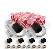 FEBI BILSTEIN Onarım kiti, anti-roll bar burcu Ön Aks, tutuculu, cıvata/vida ile — Mercedes-Benz T1 (1)